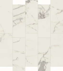 Мозаика Caesar Anima Statuario Venato Comp. L 30x30 полированная