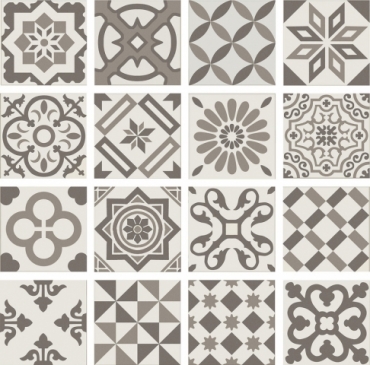 Декоративный элемент Ribesalbes Antigua Decor Gris 20x20 матовый