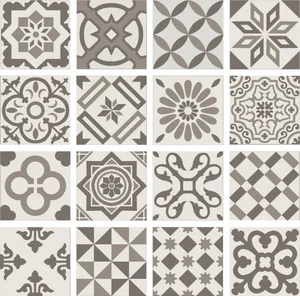 Декоративный элемент Ribesalbes Antigua Decor Gris 20x20 матовый