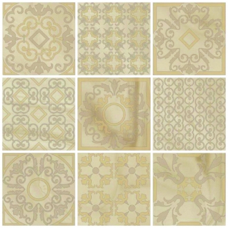 Astra Set Decoro Formella Giada Mix 9