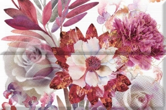 Aure Composicion Savage Flowers Berenjena 01