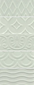 Декоративный элемент Kerama Marazzi Авеллино фисташковый структура mix 16020 7,4x15 глянцевый