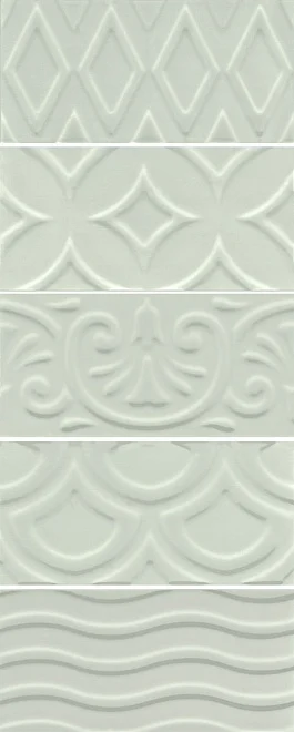 Декоративный элемент Kerama Marazzi Авеллино фисташковый структура mix 16020 7,4x15 глянцевый