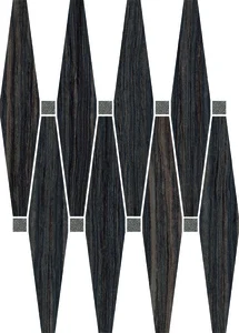 Декоративный элемент Cerdomus Avenue Mosaico Losanga Bronze 27x35,8 глянцевый