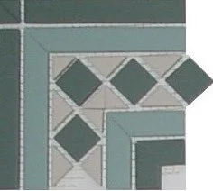 Вставка Topcer Belfast Corner 14,7x16,6 матовая
