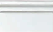 Декоративный элемент Petracers Bianco Battiscopa 12x20 глянцевый