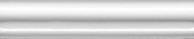 Kerama Marazzi Бордюр Багет Граньяно белый BLD010 3x15 глянцевый