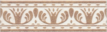 Kerama Marazzi Бордюр Лаурито орнамент AD/A211/6276 7,7x25 глянцевый