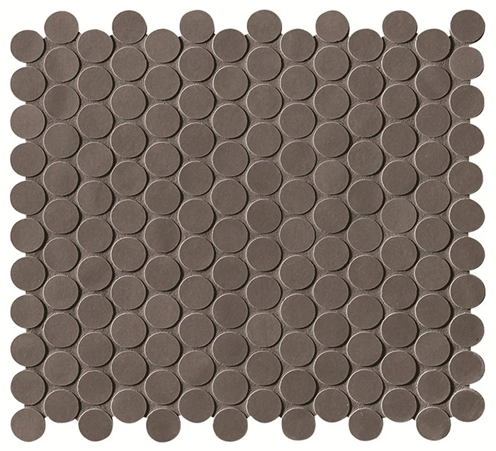 Мозаика Fap Boston Argilla Mosaico Round 29,5x32,5 матовая