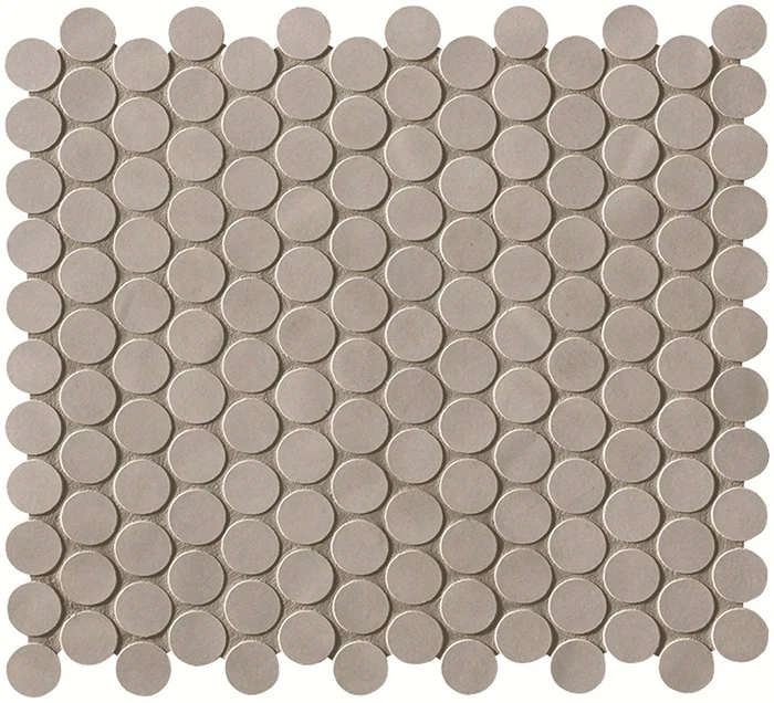 Мозаика Fap Boston Cemento Mosaico Round 29,5x32,5 матовая