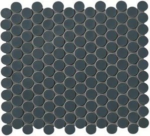 Мозаика Fap Boston Petrolio Mosaico Round 29,5x32,5 матовая