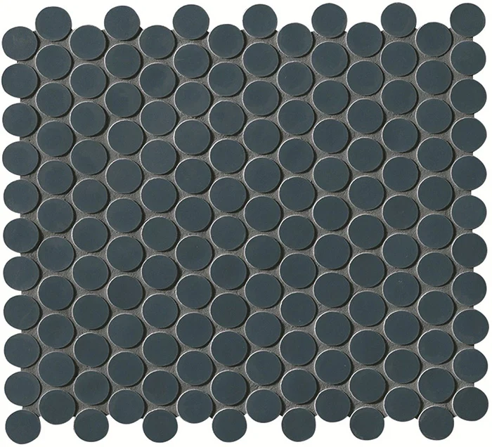 Мозаика Fap Boston Petrolio Mosaico Round 29,5x32,5 матовая