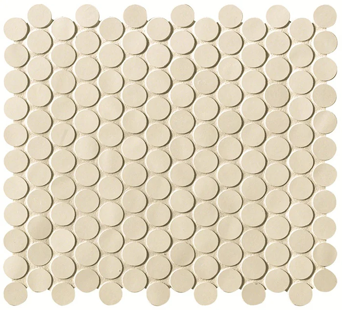 Мозаика Fap Boston Sabbia Mosaico Round 29,5x32,5 матовая