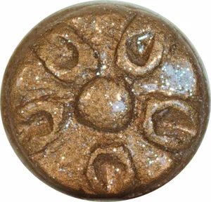 Вставка Cevica Boton Dec. Flor Gold 1,5x1,5 матовая
