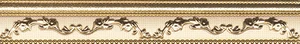 Бордюр Aparici Cachemir Gold Moldura 3x20 сатинированный