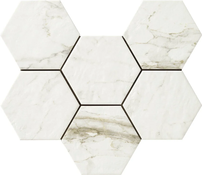 Керамогранит Ragno Calacatta Michelangelo R4TA 18,2x21 матовый