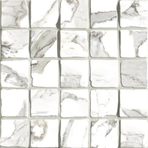 Мозаика Vallelunga Calacatta Vi. Mosaico 6x6 30x30 лаппатированная
