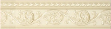 Бордюр Carmen Caprichosa Moldura Yara Crema 4x15 глянцевый