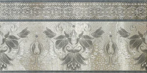 Бордюр Porcelanite Dos Cenefa 5018 Perla Gris Acero 25x50 полированный