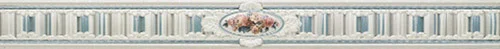 Бордюр Porcelanite Dos Cenefa 9010 Versailles Azul 8x80 глянцевый