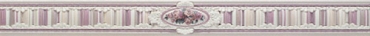 Бордюр Porcelanite Dos Cenefa 9010 Versailles Lila 8x80 глянцевый