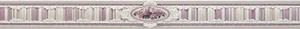 Бордюр Porcelanite Dos Cenefa 9010 Versailles Lila 8x80 глянцевый