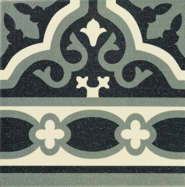 Плитка Mainzu Cenefa Florentine Black 20x20 матовая