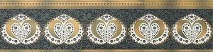 Бордюр Dune Cenefa Persepolis 186723 15x59,4 глянцевый