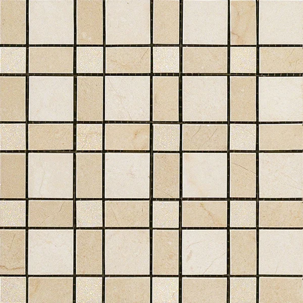 Мозаика Italon Charme Cream Mosaico Chic 30,5x30,5 лаппатированная