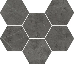 Мозаика Italon Charme Evo Antracite Mosaico Hexagon 25x29 матовая