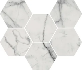 Charme Evo Statuario Mosaico Hexagon 620110000046