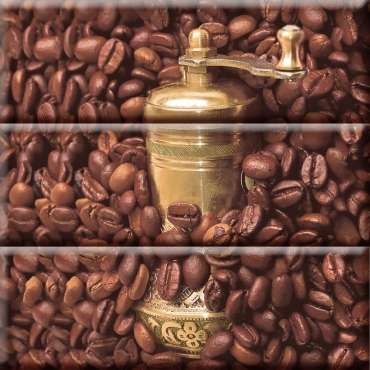 Панно Absolut Keramika Composition Coffee Beans 30x30 глянцевое