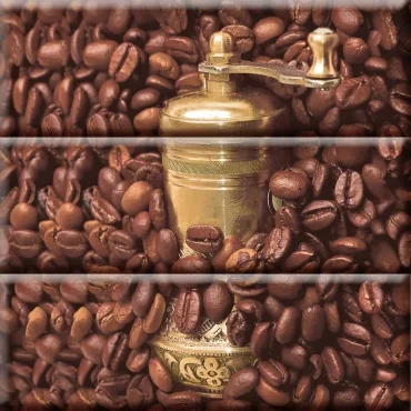 Панно Absolut Keramika Composition Coffee Beans 30x30 глянцевое