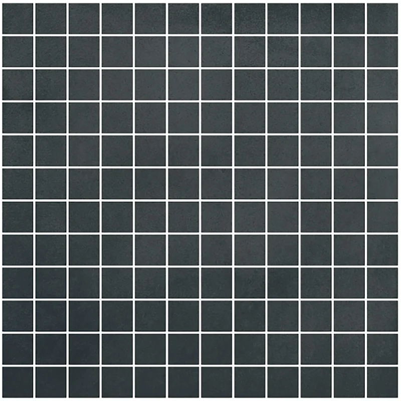 Мозаика Cisa Concreta Mos. Nero 2,5 30x30 матовая