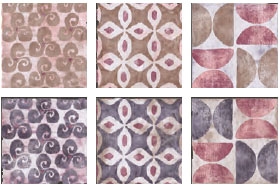 Cotto Vogue Formella Texture S/6 Viola