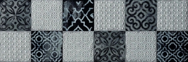 Декоративный элемент Fap Creta Maiolica Grey Inserto 30,5x91,5 сатинированный