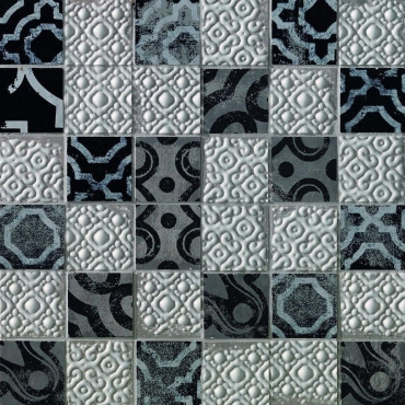 Мозаика Fap Creta Maiolica Grey Mosaico 30,5x30,5 сатинированная