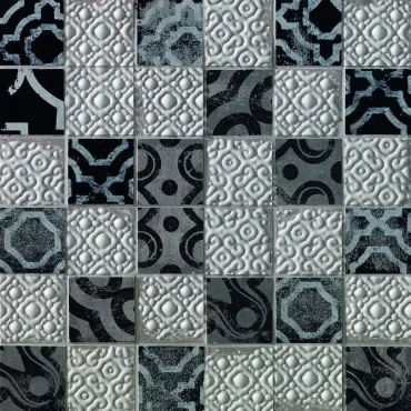 Мозаика Fap Creta Maiolica Grey Mosaico 30,5x30,5 сатинированная