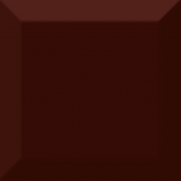 Плитка Absolut Keramika Cube Kitchen Marron Biselado Brillo 10x10 глянцевая