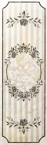 Декоративный элемент Carmen Decor Atlantis Crema 29,5x90 глянцевый