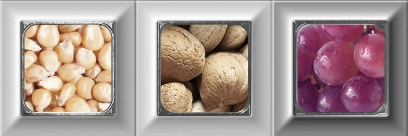 Декоративный элемент Absolut Keramika Decor Cube Kitchen Cold Mix 04 10x30 глянцевый