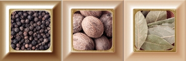 Декоративный элемент Absolut Keramika Decor Cube Kitchen Warm Mix 02 10x30 глянцевый