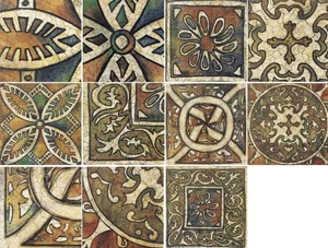Декоративный элемент Mainzu Decor Medievo 20x20 матовый