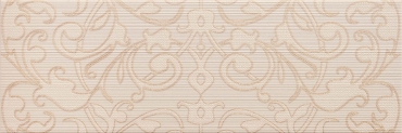 Декоративный элемент Newker Decorado Isador A Cream 25x75 глянцевый