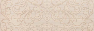 Декоративный элемент Newker Decorado Isador A Cream 25x75 глянцевый