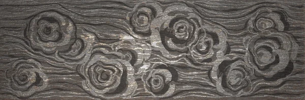 Декоративный элемент Vallelunga Декор Bois De Rose Grafite Rosa 20x60 лаппатированный