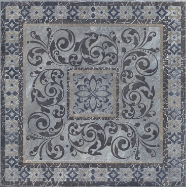 Декоративный элемент Kerama Marazzi Декор Бромли серый тёмный STG/C257/SG1504 40,2x40,2 матовый