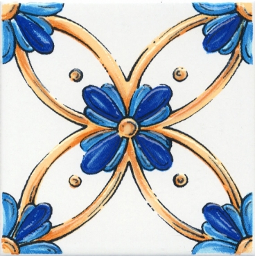 Kerama Marazzi Декор Капри майолика STG/A455/5232 20x20 глянцевый