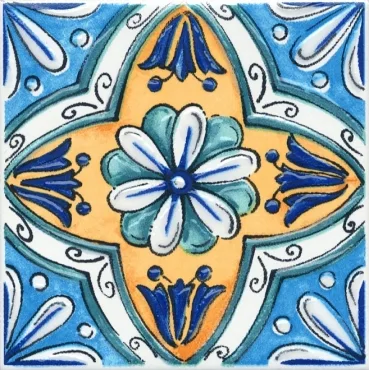 Kerama Marazzi Декор Капри майолика STG/A456/5232 20x20 глянцевый