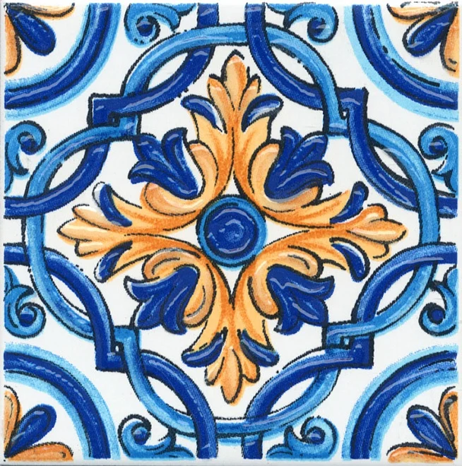 Kerama Marazzi Декор Капри майолика STG/A458/5232 20x20 глянцевый